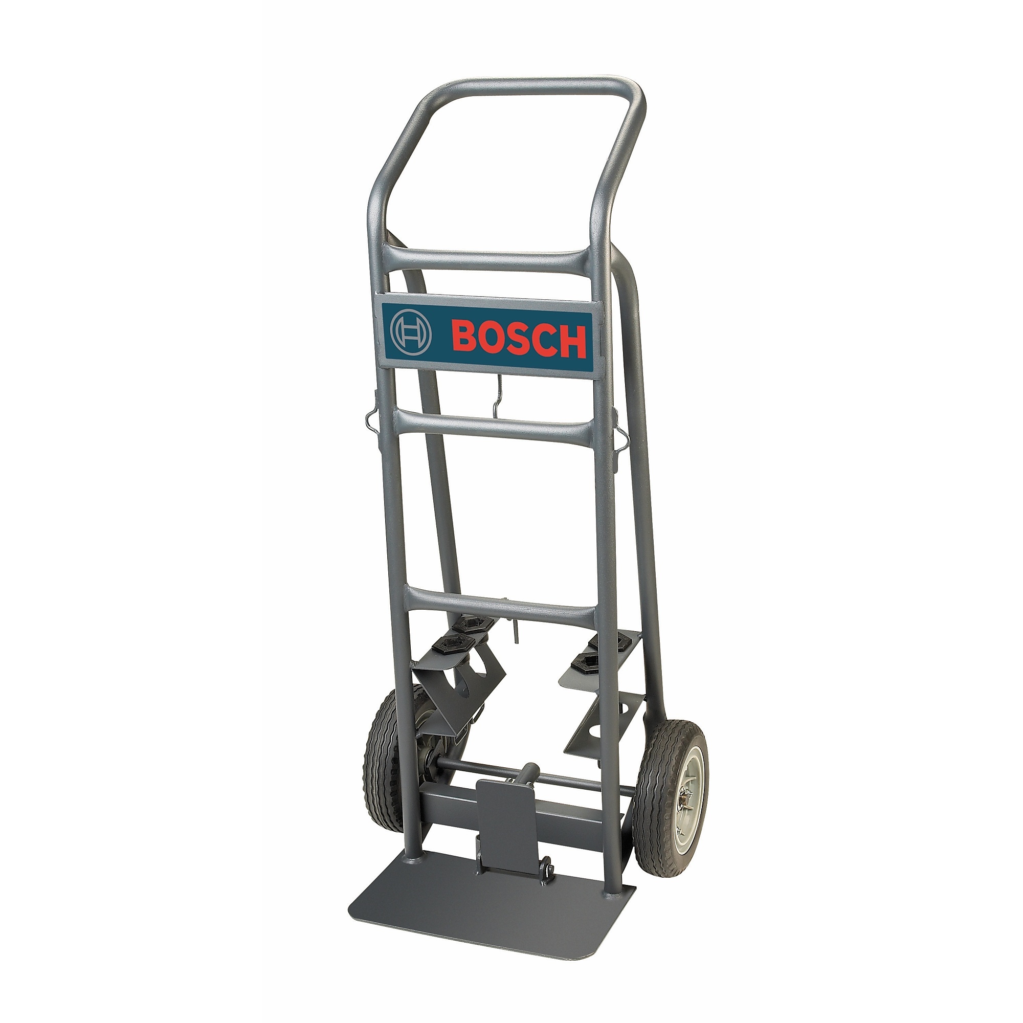 Bosch Deluxe Hammer Cart — Quick-Release Strap, Folding Foot Plate, 8in. Foam Tires, Model# T1757
